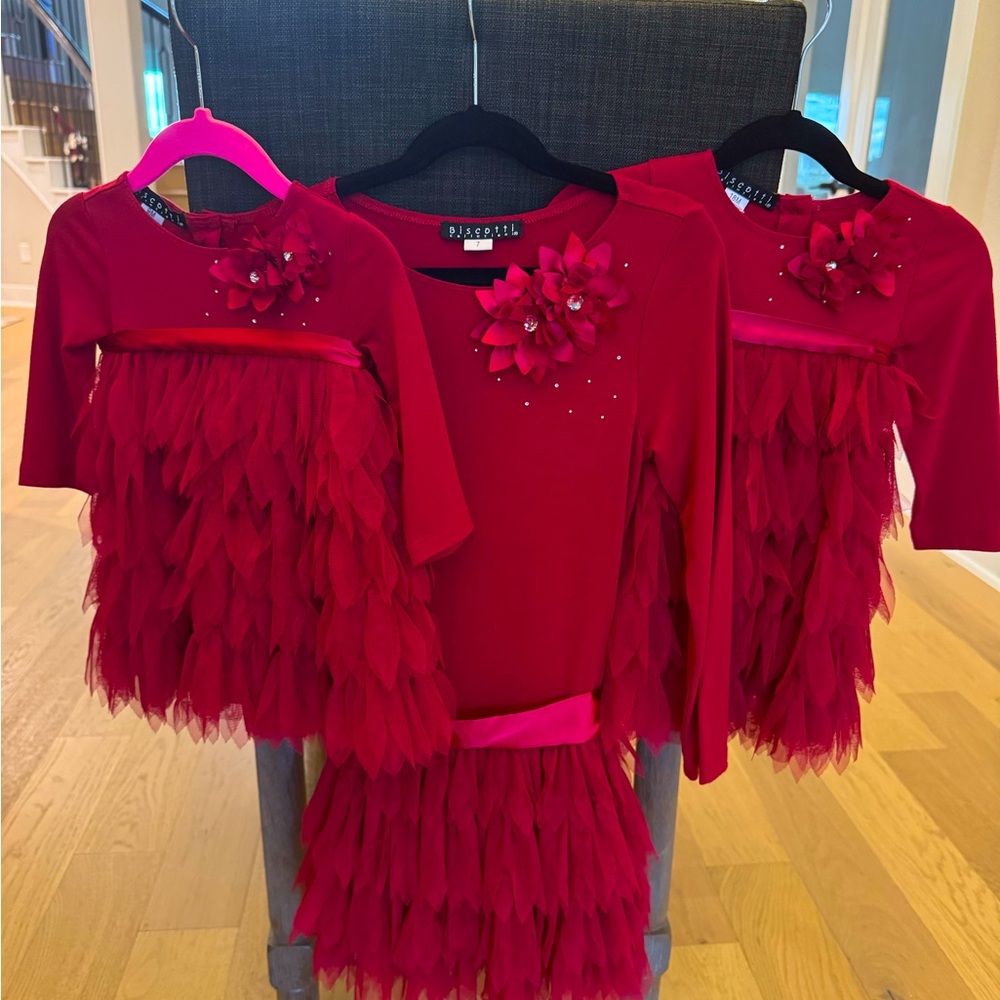 Christmas Dresses ($8 each or $20 for all 3)
For family pics for sisters,cousins